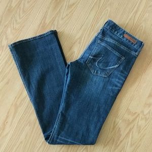 Express Stella Low Rise Boot Jeans